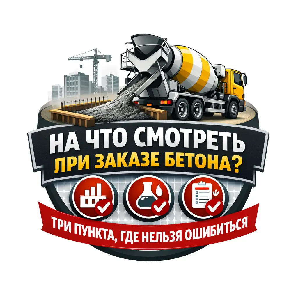Заказ бетона